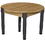 Wood Designs WD830A1217 30" Round Hardwood Table with Adjustable Legs 12"-17"