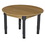 Wood Designs WD836A1217 36" Round Hardwood Table with Adjustable Legs 12"-17"