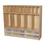 Wood Designs WD990316CT Five Section Locker with Translucent Trays , 49.00"H x 58.00"W x 15.00"D
