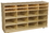 Wood Designs WD990330 Bin Storage without Trays , 30.00"H x 48.00"W x 15.00"D