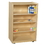 Wood Designs WD990333 Mobile Shelf Storage , 38.00"H x 24.00"W x 15.00"D