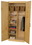 Wood Designs WD990541 Three Adjustable Shelf Wardrobe Unit- 84"H