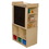 Wood Designs WD99543 Store-It-All Teaching Center w/3 Assorted Trays , 51.00"H x 30.00"W x 18.00"D