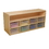 Wood Designs WD99609CT Low Storage Unit with 8 Translucent Trays