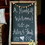 Weddingstar 9741 Self Standing Chalkboard Sign with Rustic Wood Frame