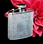 Elegance by Carbonneau 21010-Flask Crystal Glitter Flask 21010