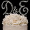 Elegance by Carbonneau 2LG-VintageLetters-Smalland Vintage ~ Swarovski Crystal Monogram Wedding Cake Topper Set