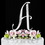 Elegance by Carbonneau A-Sparkle-Silver Sparkle ~ Swarovski Crystal Wedding Cake Topper ~ Silver Letter A