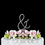Elegance by Carbonneau American-Ampersand-S-R Renaissance ~ Swarovski Crystal Wedding Cake Topper ~ Small Silver Ampersand &