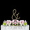 Elegance by Carbonneau Ampersand-S-RG Renaissance ~ Swarovski Crystal Wedding Cake Topper ~ Gold Ampersand &
