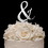 Elegance by Carbonneau Ampersand-Sparkle-Silver Sparkle ~ Swarovski Crystal Wedding Cake Topper ~ Silver Ampersand &