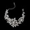Elegance by Carbonneau B-1161-S-White Silver White Pearl, Swarovski Crystal and Rhinestone Bridal Bracelet 1161