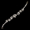 Elegance by Carbonneau B-1278-G-CL Gold Clear Multi CZ Crystal Bracelet 1278