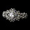Elegance by Carbonneau B-1327-silver-clear-ab Silver Clear Bangle Bracelet B 1327