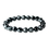Elegance by Carbonneau B-201-Black Black Swarovski Crystal Bridal Bracelet B 201