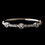 Elegance by Carbonneau b-2547-silver Silver CZ Bangle Bracelet 2547