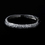 Elegance by Carbonneau B-3107-Silver Classy Silver Clear Rhinestone Bangle Bracelet 3107
