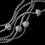 Elegance by Carbonneau B-3353-AS-Clear Antique Silver Clear 5 Row Pave Ball CZ Bridal Bracelet 3353