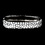 Elegance by Carbonneau B-6108-A-White Black with White Enamel Bangle Fashion Bracelet 6108