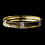 Elegance by Carbonneau b-7013-gold Gold Bangle Bridal Rhinestone Bracelet 7013