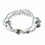 Elegance by Carbonneau B-7252-Clear Clear Crystal Ball 2 Row Bracelet 7252