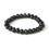 Elegance by Carbonneau B-7613-Black Black 10mm Stretch Bracelet 7613