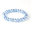 Elegance by Carbonneau B-7613-Light-Blue Light Blue 10mm Stretch Bracelet 7613