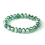 Elegance by Carbonneau B-7613-Emerald Emerald Green 10mm Stretch Bracelet 7613