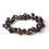 Elegance by Carbonneau B-7617-Purple-AB Purple AB Flower Bracelet 7617