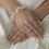 Elegance by Carbonneau B-8135 Pearl and Crystal Destination Wedding Bracelet B 8135