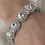 Elegance by Carbonneau B-8245 Crystal Silver Cuff Bracelet B 8245