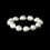 Elegance by Carbonneau B-8325-White Bracelet 8325 White