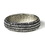 Elegance by Carbonneau B-8332-black Antique Silver Black Rhinestone Bangle Bracelet B 8332