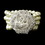 Elegance by Carbonneau B-8455-Silver-Ivory Bracelet 8455 Silver Ivory Pearl Stretch