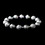 Elegance by Carbonneau B-8505-Amethyst-AB Silver Spheres and Amethyst AB Aurora Borealis Crystal Bracelet 8505
