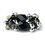 Elegance by Carbonneau B-8560-Black Dazzling Austrian Black Crystal Bracelet 8560