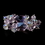 Elegance by Carbonneau B-8560-Pink Pink Dazzling Austrian Crystal Bracelet 8560