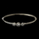 Elegance by Carbonneau Silver Clear CZ Crystal Bangle Bracelet 8566