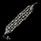 Elegance by Carbonneau B-8781-S-DW Silver Austrian Crystal & Diamond White Freshwater Pearl Bridal Clasp Bracelet 8781