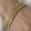 Elegance by Carbonneau B-918-Gold Sparkling Gold Topaz Bracelet B 918