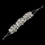 Elegance by Carbonneau Silver Clear Rhinestone & Swarovski Crystal Bead Bracelet 9501
