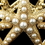 Elegance by Carbonneau B-9614-G-IV Gold Light Ivory Stretch Pearl Starfish Bracelet