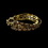 Elegance by Carbonneau B-963-Gold-Brown Gold Brown Multi Stretch Rhinestone Bracelet B 963