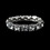 Elegance by Carbonneau B-964-Silver-Clear Silver Clear Stretch Crystal Rhinestone Bracelet B 964