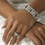 Elegance by Carbonneau B-978-Silver-Clear Silver Clear Rhinestone Crystal Bracelet B 978
