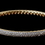 Elegance by Carbonneau B-9950-G-CL Gold Clear CZ Pave Bangle Bracelet 9950