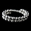 Elegance by Carbonneau B-9978-Silver Silver Ball Coil Bracelet 9978