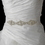 Elegance by Carbonneau Belt-24 Rhinestone Vintage Wedding Sash Bridal Belt 24