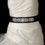 Elegance by Carbonneau Vintage Rhinestone Crystal Wedding Sash Bridal Black Belt 25
