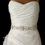 Elegance by Carbonneau Belt-250-M Floral Embroidered Belt 250 with Rhinestones, Beads & Swarovski Crystal Beads